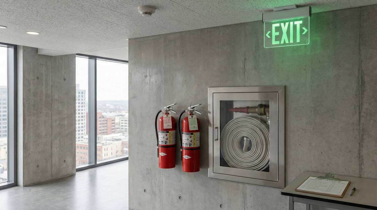 Civil Defense Approvals - Fire safety equipment and emergency exits